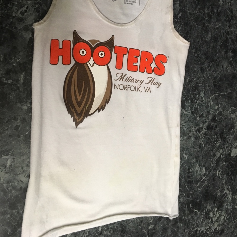 HOOTERS UNIFORM TOP - WHITE